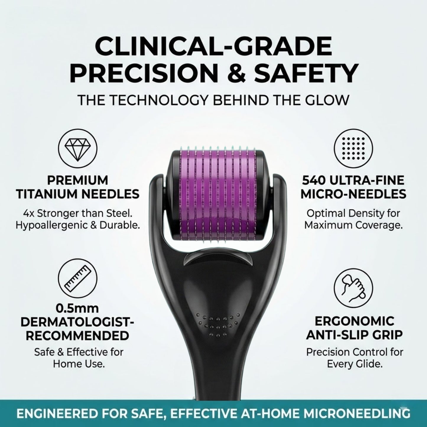 Probelle Derma Roller for Skin 0.5mm