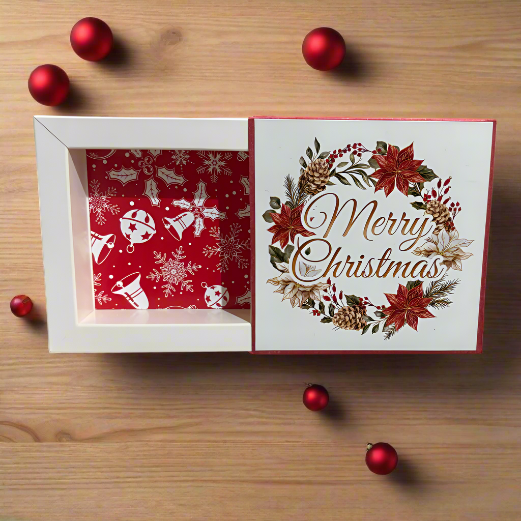 Red Merry Christmas Box