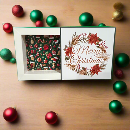 Tres Beau Green Merry Christmas Box