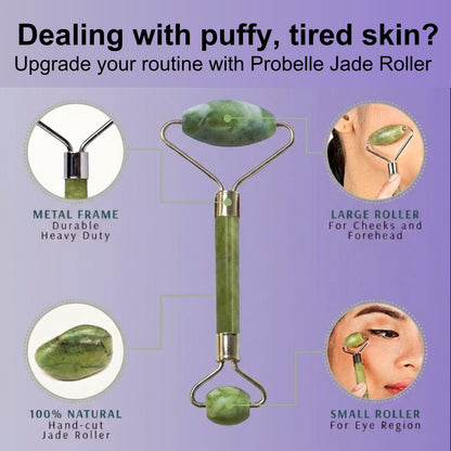 Probelle Jade Roller & Gua Sha Set