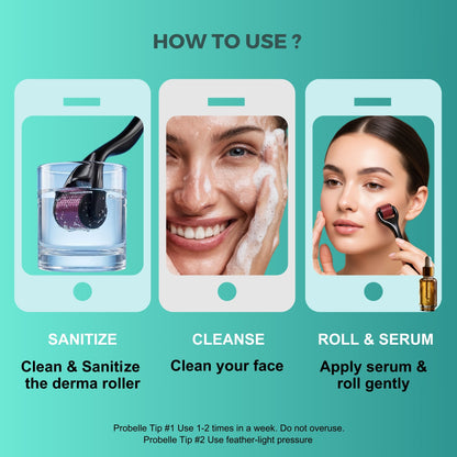 Probelle Derma Roller for Skin 0.5mm