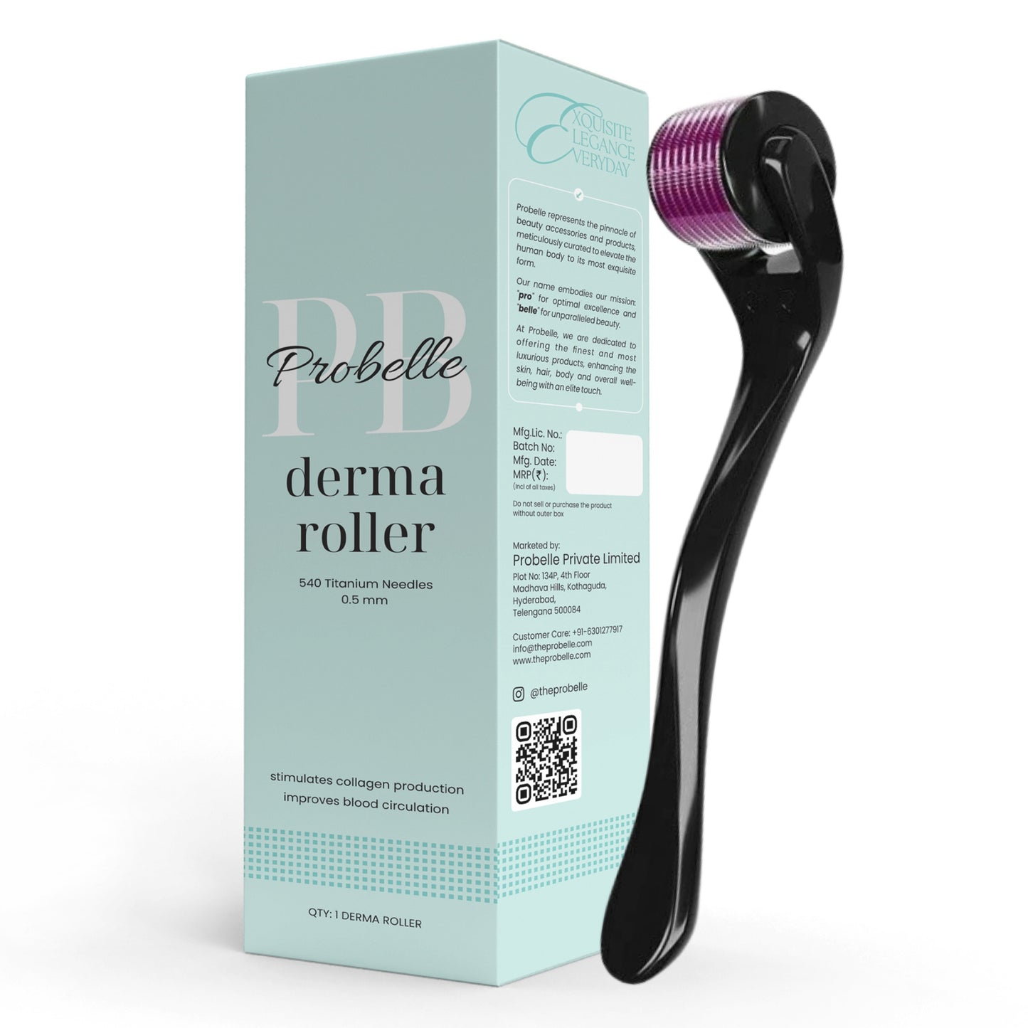 Probelle Derma Roller for Skin 0.5mm