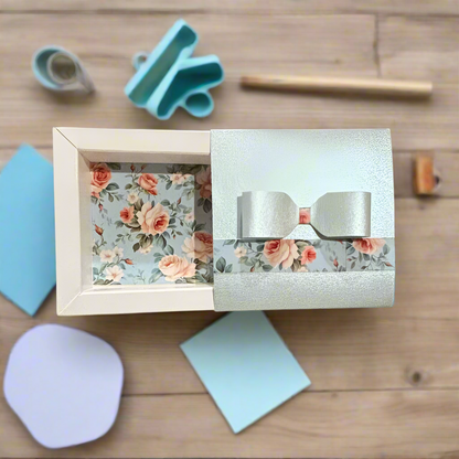 Floral Powder Blue Box