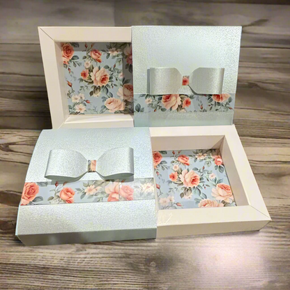 Floral Powder Blue Box