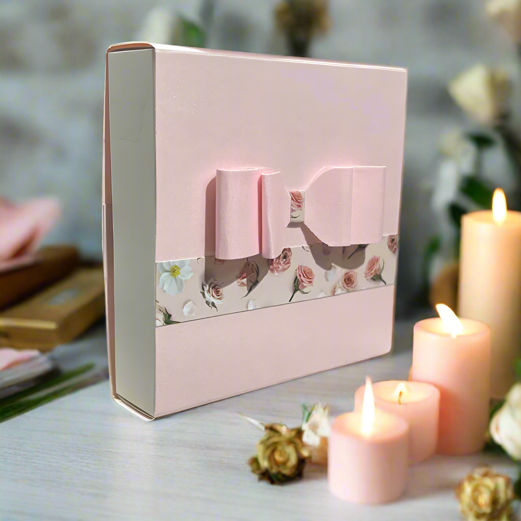 Light Pink Box with Roses