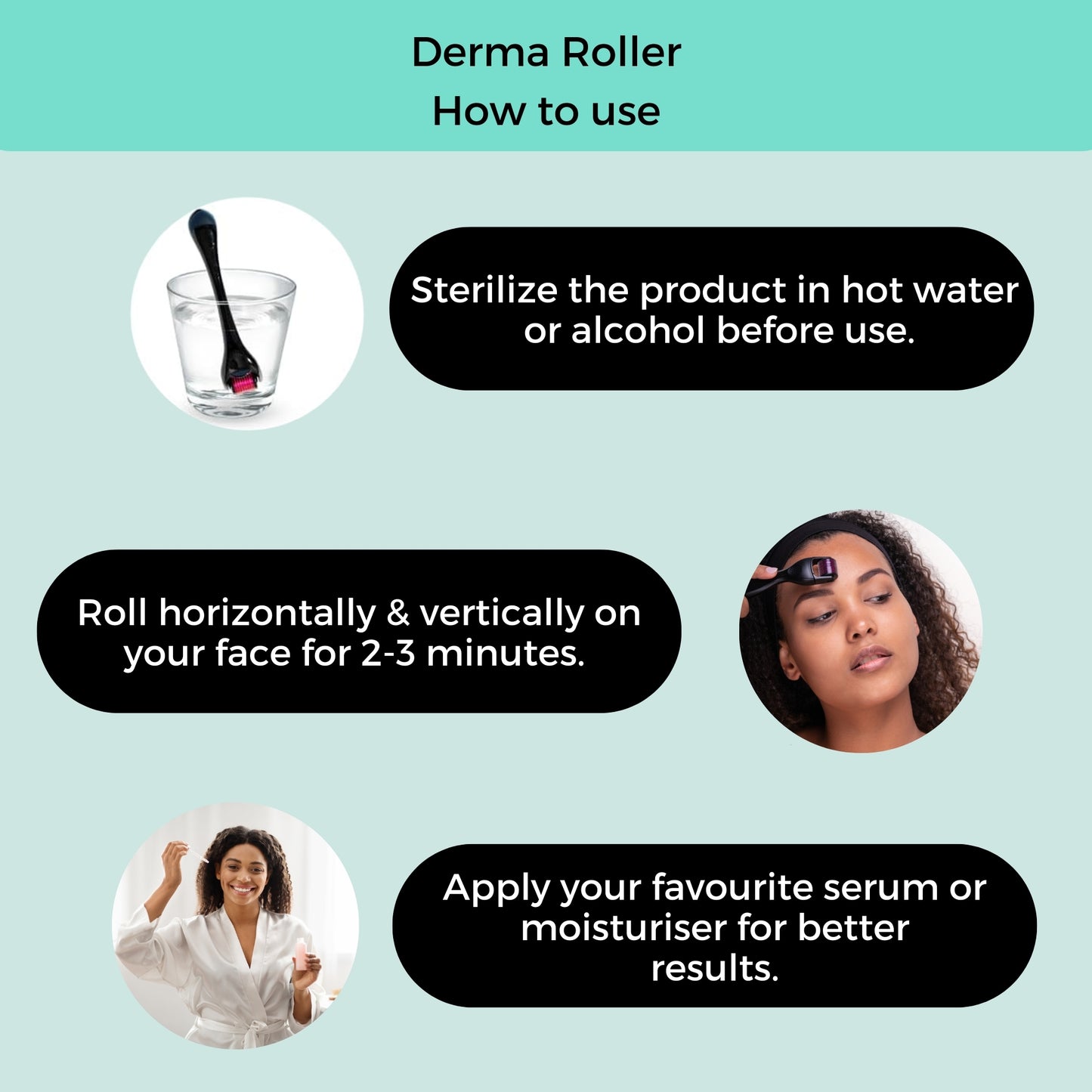 Probelle Derma Roller for Skin 0.5mm